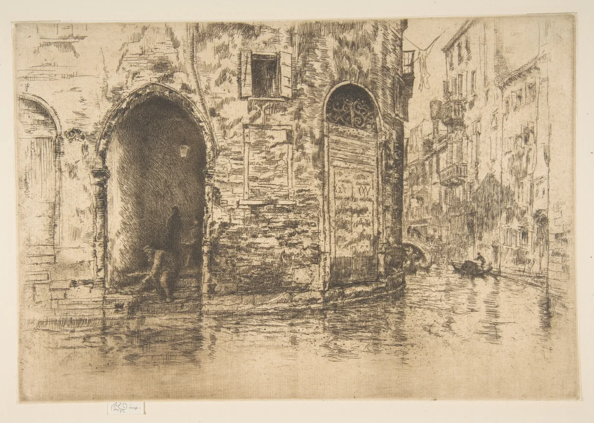 Two Doorways by James McNeill Whistler, print, 1879-1880
