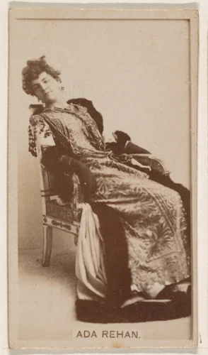Ada Rehan, from the Actresses series (N245) issued by Kinney Brothers to promote Sweet Caporal Cigarettes by Kinney Brothers Tobacco Company, photograph, 1890