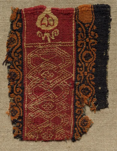 Fragment, with Part of a Clavus, from a Tunic by Unknown, textile, 300-699