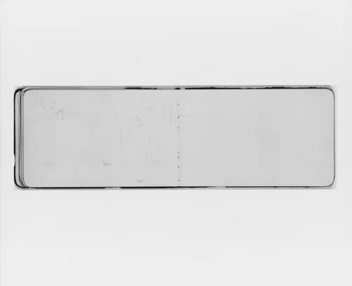 Small Section of a Landscape (from Sketchbook) by Albert Bierstadt, artwork, 1890