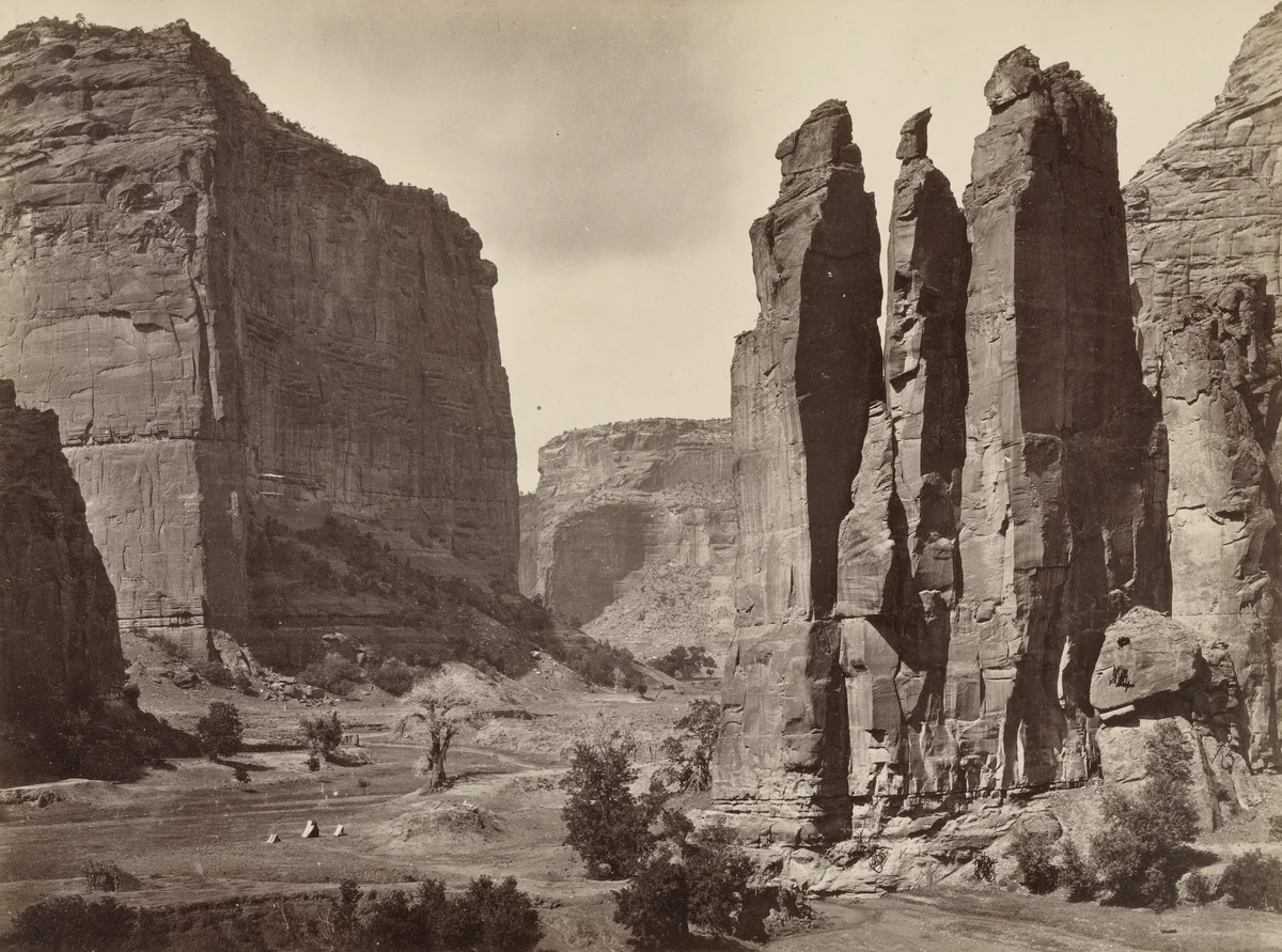Canyon de Chelle by Timothy O'Sullivan, photograph, 1871