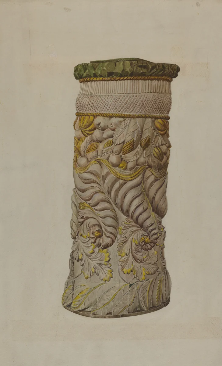 Mast Sheath by Lucille Chabot, index of american design, 1937