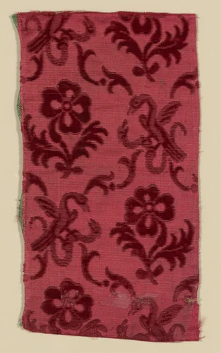 Fragment by Italy, textile, 1750-1800