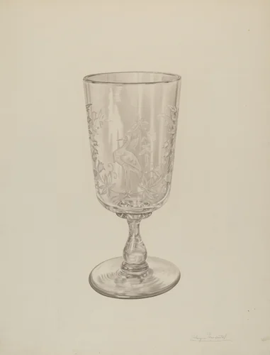 Celery Vase by Palmyra Pimentel, index of american design, 1939