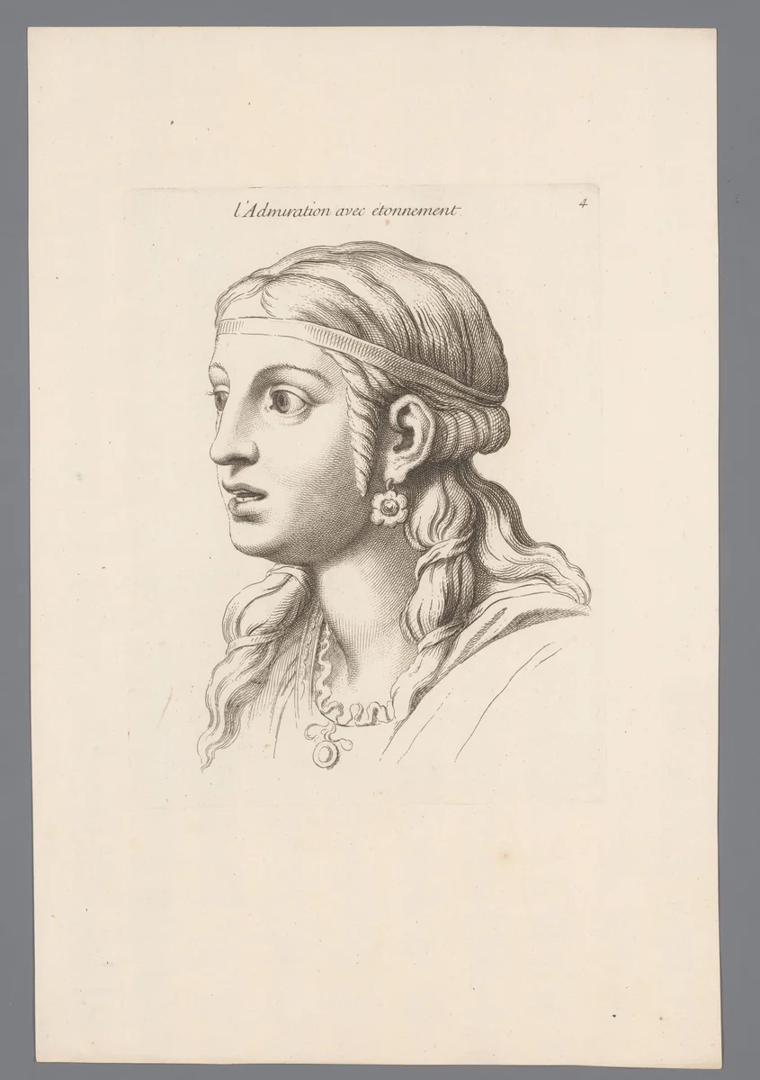 Bewondering en verbazing by Jean Audran, print, 1727
