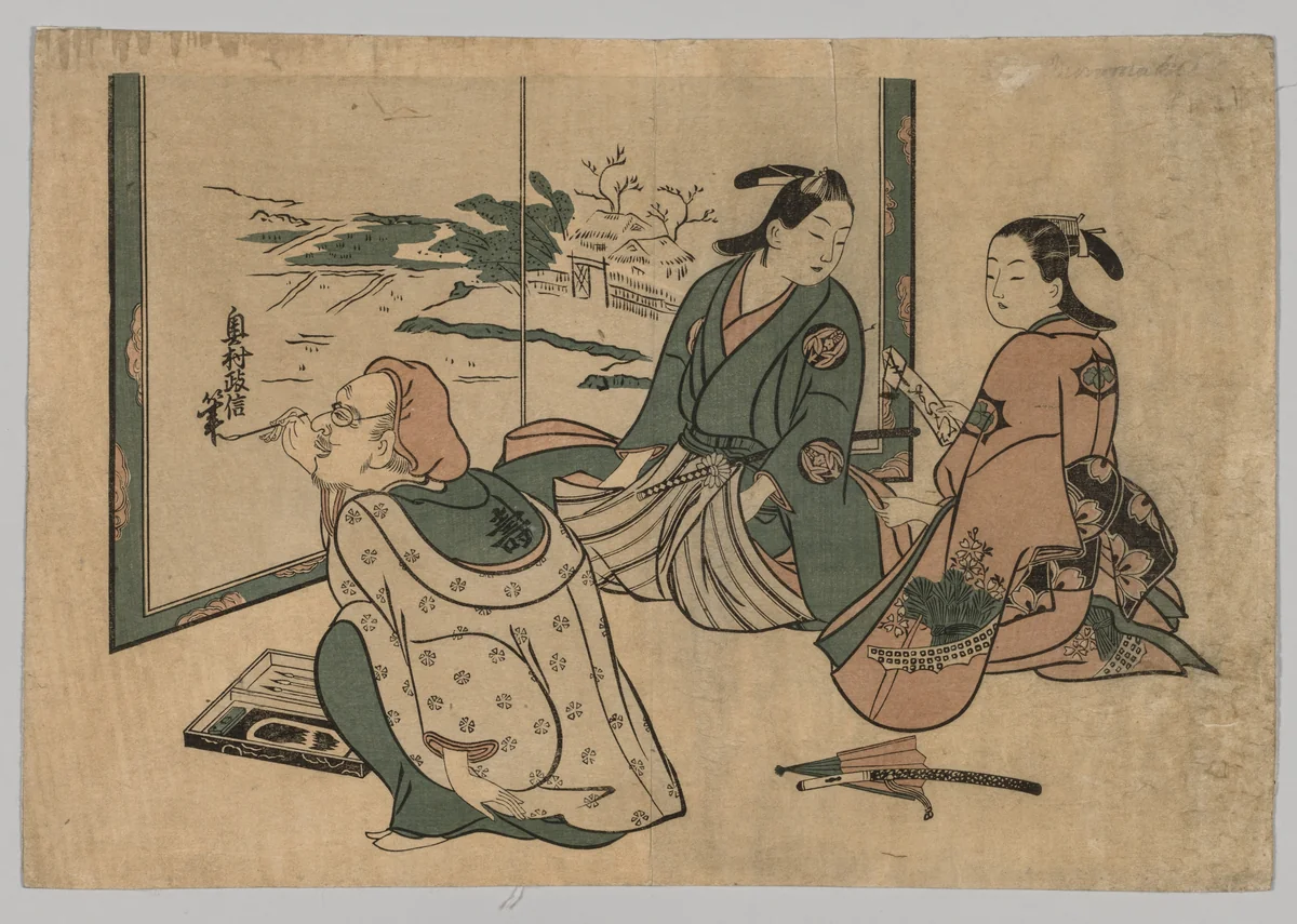No Title by Okumura Masanobu (奥村政信), print, 1742-1755
