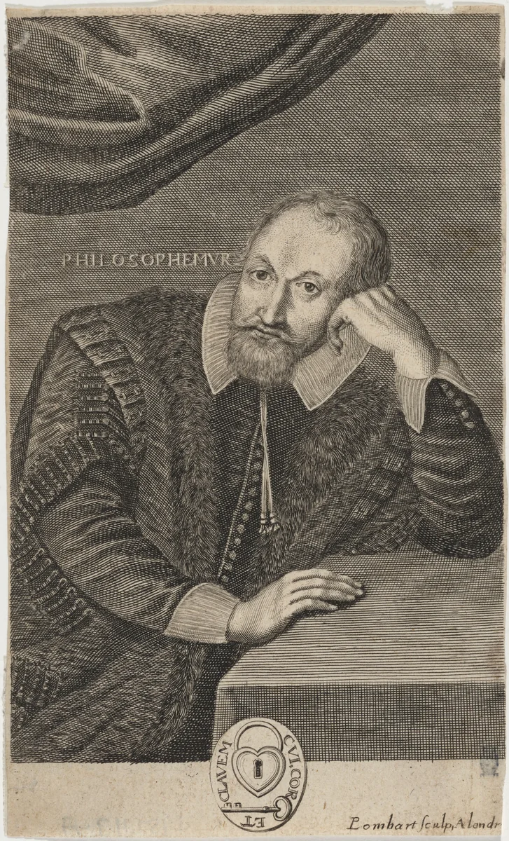 Sir Henry Wotton, Diplomatist and Poet by Pierre Lombard, print, 1654