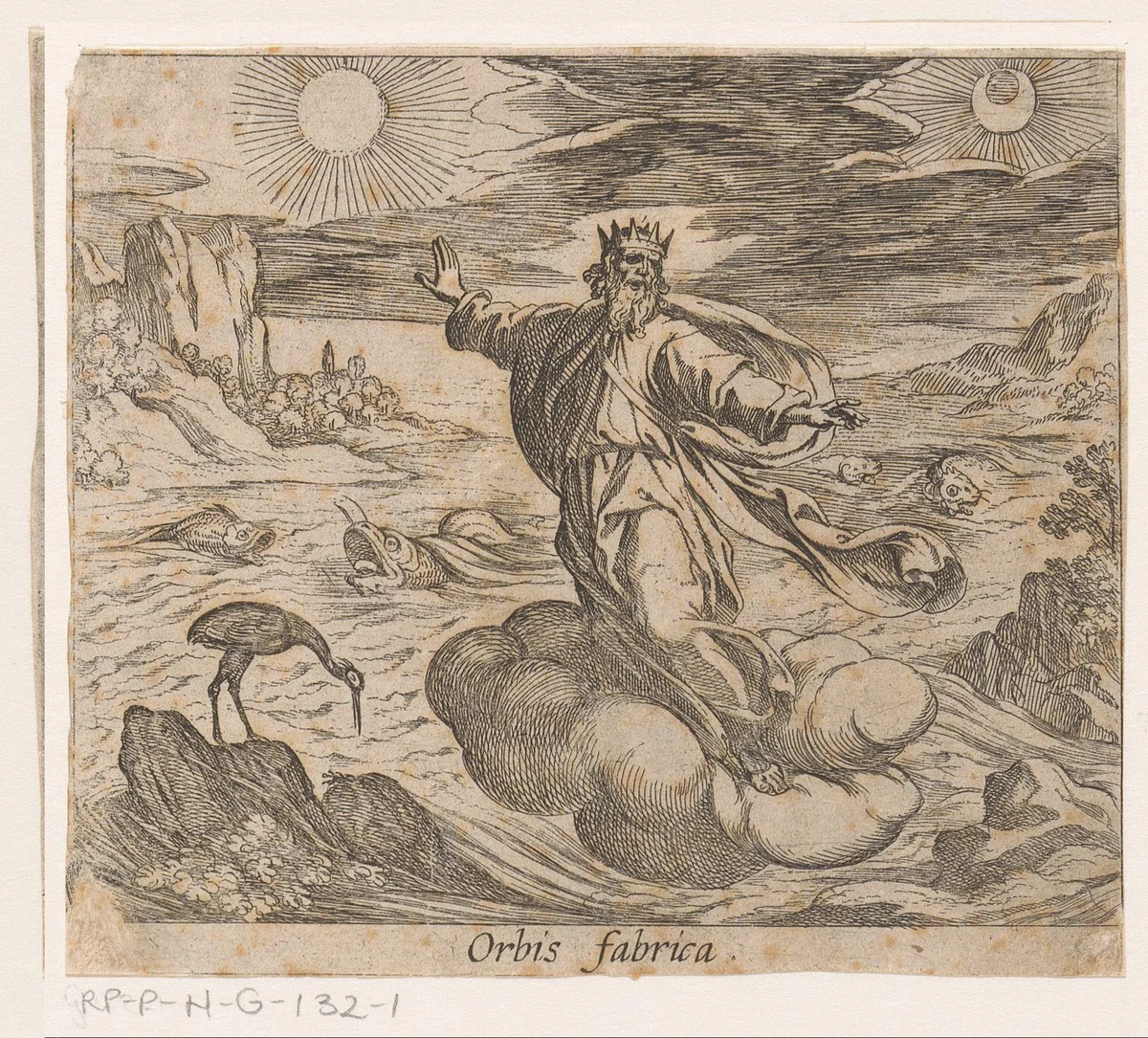 Jason doet de draak inslapen by Antonio Tempesta, print, 1606-1638