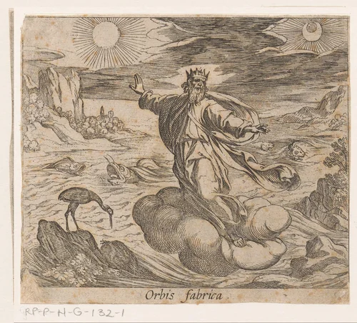 Jason doet de draak inslapen by Antonio Tempesta, print, 1606-1638