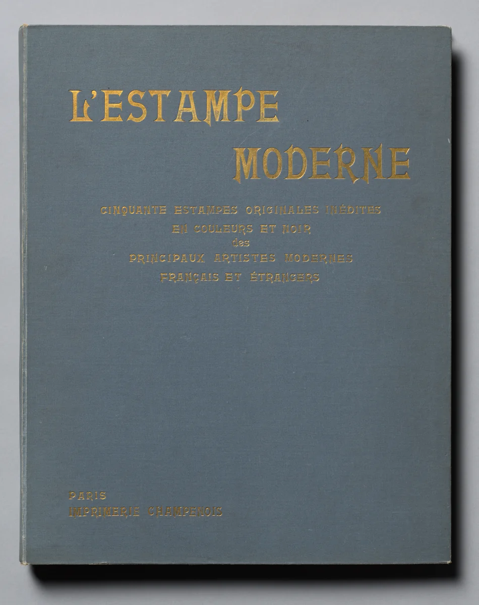 L'Estampe Moderne: Cinquantes Estampes Originales Inédites en Couleur et Noir des Principaux Artistes Modernes Français et Étrangers, Vol. II by Adolphe Giraldon, book, 1898-1899