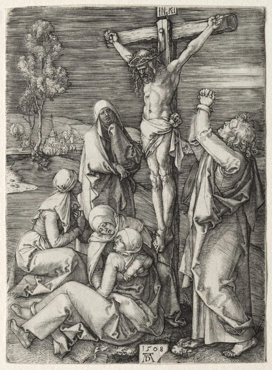 The Crucifixion by Albrecht Dürer, print, 1508