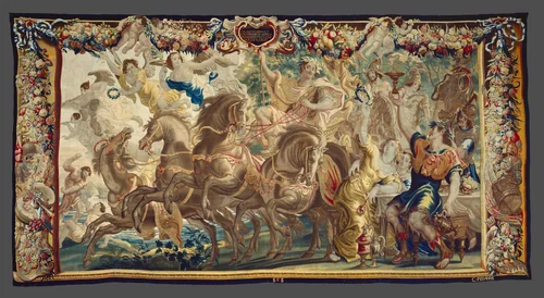 The Triumph of Caesar from The Story of Caesar and Cleopatra by Justus van Egmont, textile, 1675-1685
