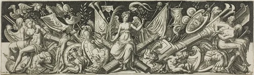 Combats and Triumphs by Etienne Delaune, print, 1538-1583