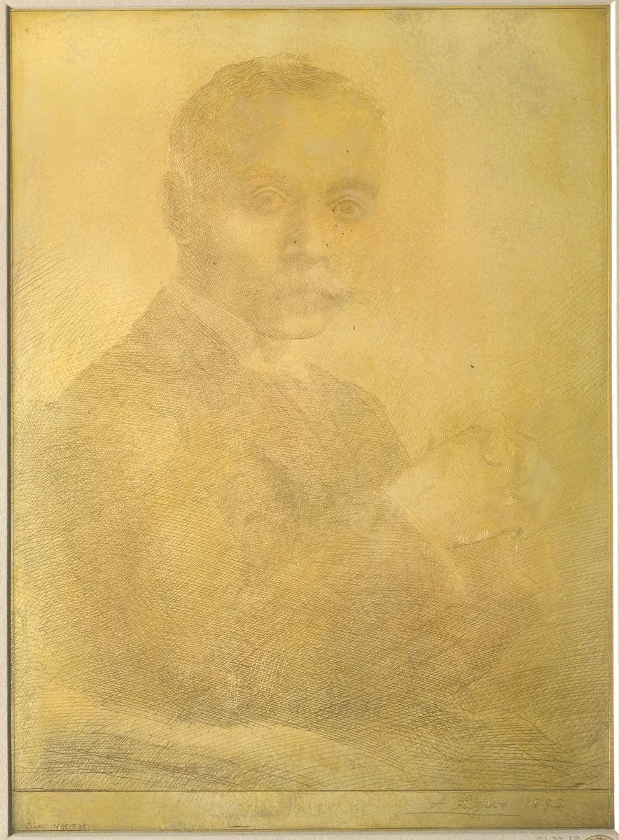 Portrait of Edward D. Adams by Alphonse Legros, other, 1892
