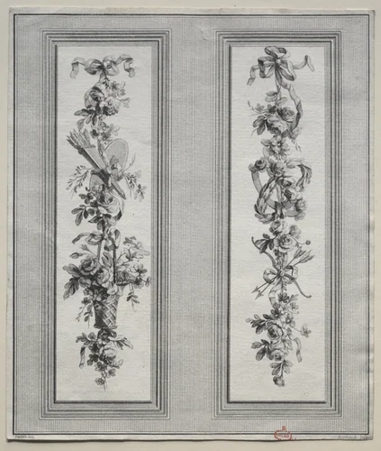 Garden Ornament by Pierre Gabriel Berthault, print, 1768-1800
