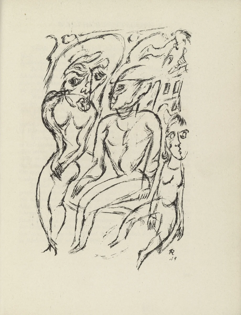 Plate (facing page 40) from Das graphische Jahrbuch (The Print Yearbook) by Walter Ruttmann, illustrated book, 1920