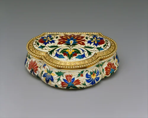 Box by Lucien Falize, metalwork, 1870-1880