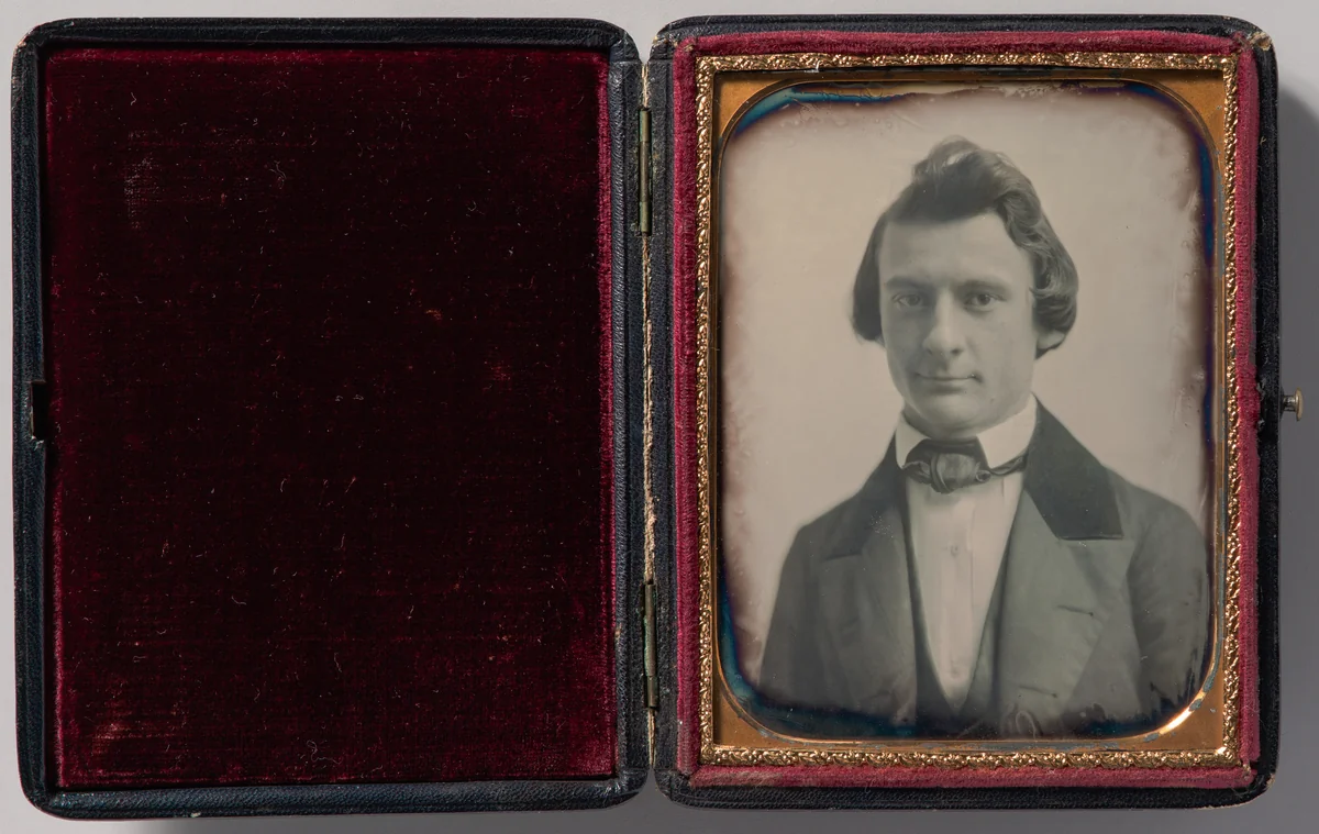 [Young Man in Three-piece Suit and Bow Tie] by Southworth and Hawes, photograph, 1850-1859