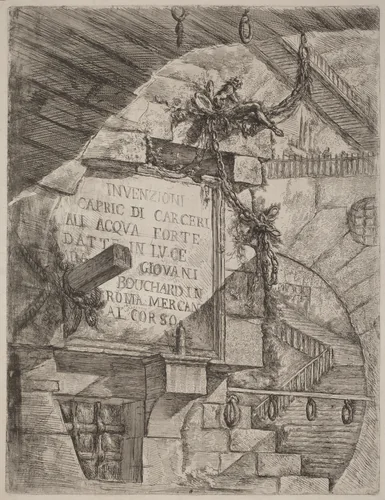 Title Plate by Giovanni Battista Piranesi, print, 1750-1758