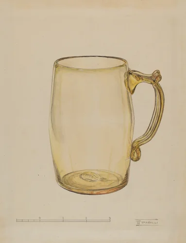 Mug by Frank Fumagalli, index of american design, 1935-1942