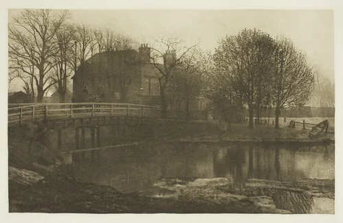The Ferry Boat Inn, Tottenham by Peter Henry Emerson, print, 1880-1888