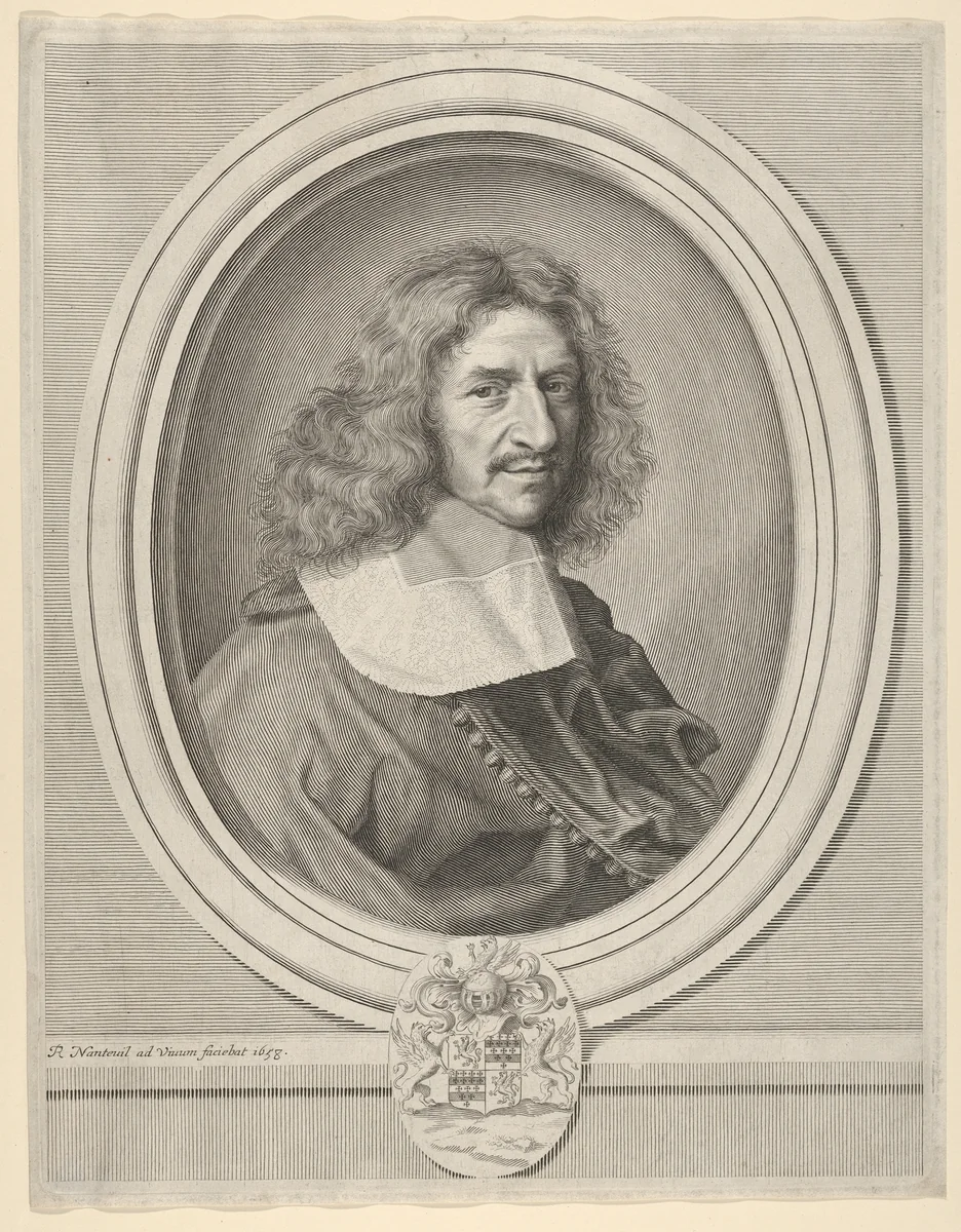 Louis Hesselin by Robert Nanteuil, print, 1658