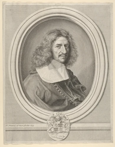 Louis Hesselin by Robert Nanteuil, print, 1658