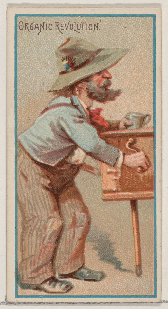 Organic Revolution, from the Jokes series (N87) for Duke brand cigarettes by W. Duke, Sons & Co., print, 1890