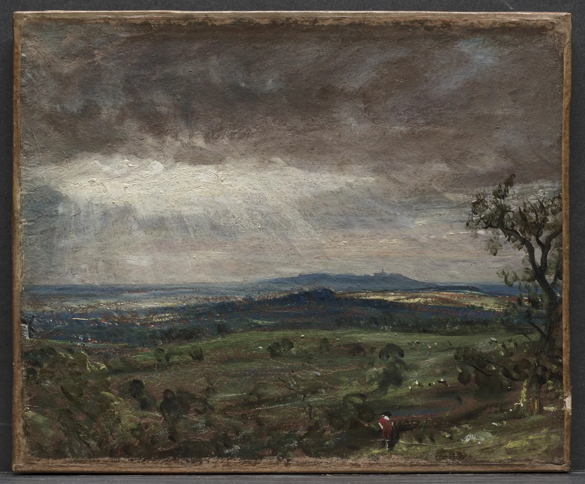 Hampstead Heath, Looking Toward Harrow by John Constable, painting, 1816-1826
