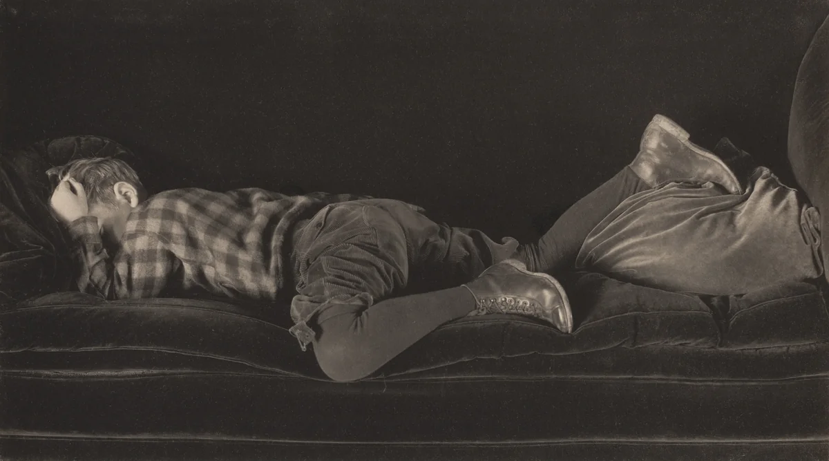 Neil Asleep by Edward Weston, photograph, 1925