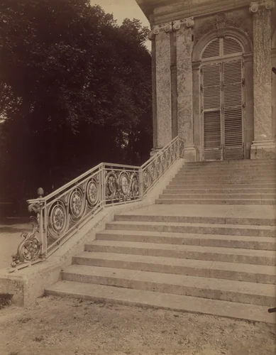 Grand Trianon, escalier by Eugène Atget, photograph, 1905