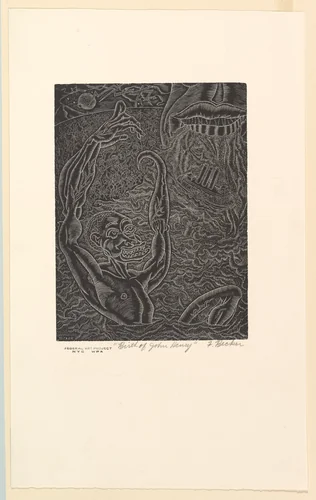 Birth of John Henry by Fred Becker, print, 1935-1940