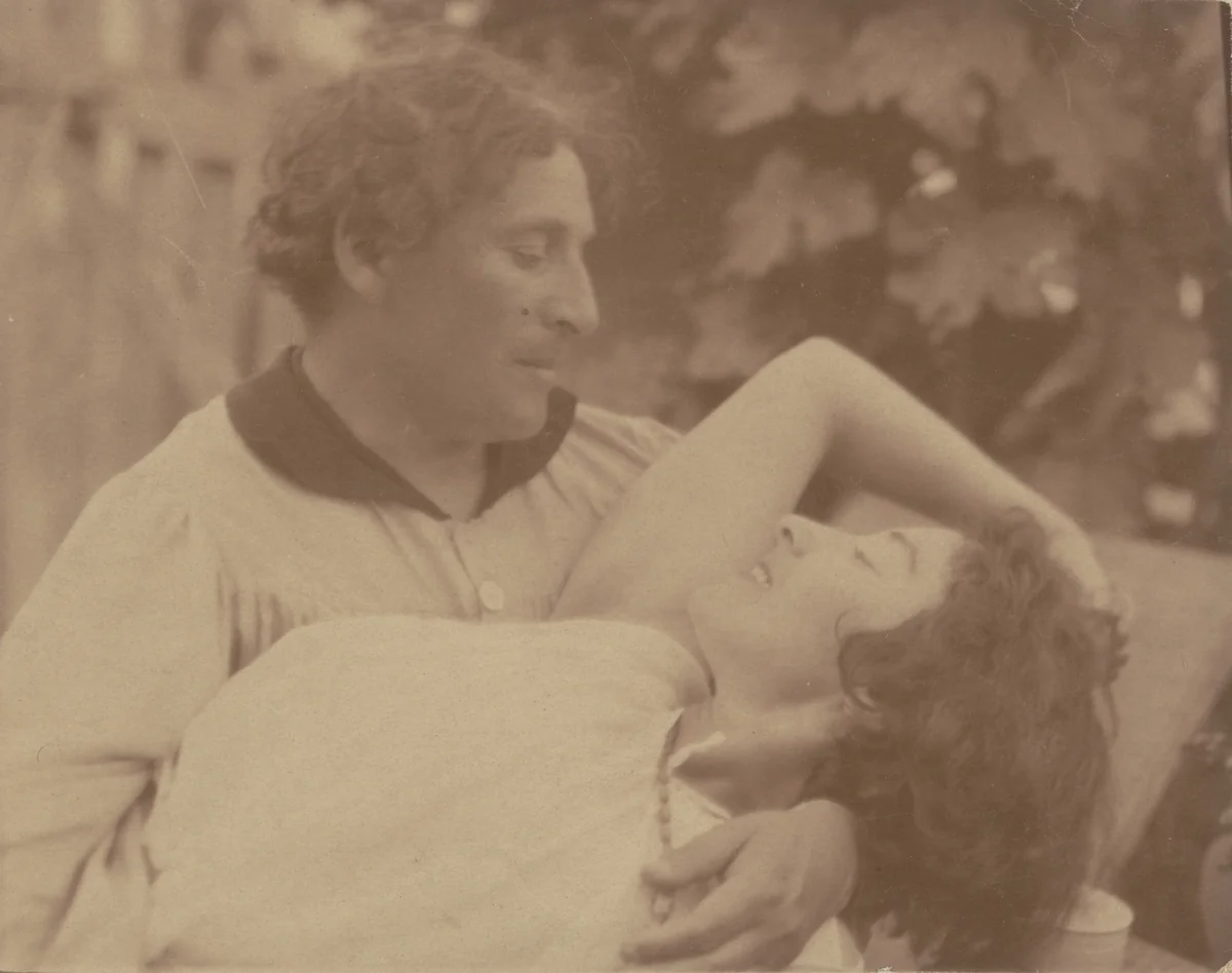 Marc and Bella Chagall by Unidentified Photographer, photograph, 1920