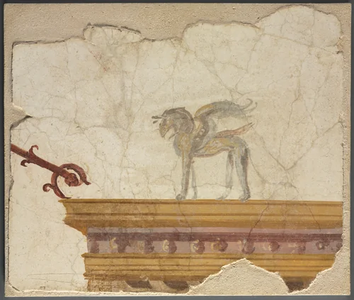 Griffin Atop Entablature by Unknown, painting, 1-100