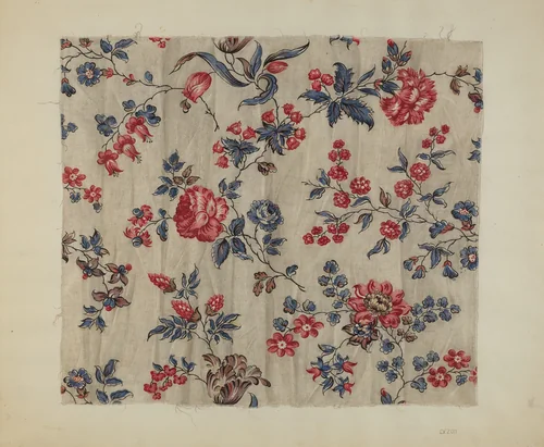 Chintz by Sylvia Dezon, index of american design, 1939