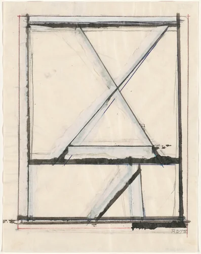 Untitled by Richard Diebenkorn, drawing, 1975