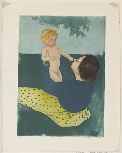 Under the Horse-Chestnut Tree by Mary Cassatt, print, 1896