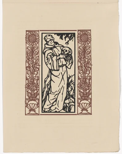 Plate (page 331) from Les Petites Fleurs de St. François (The Little Flowers of St. Francis) by Émile Bernard, illustrated book, 1928