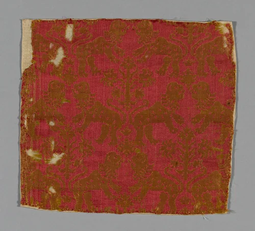Fragment by Italy, textile, 1600-1650