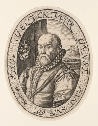 Jan van Broekhoven by Hendrick Goltzius, print, 1579