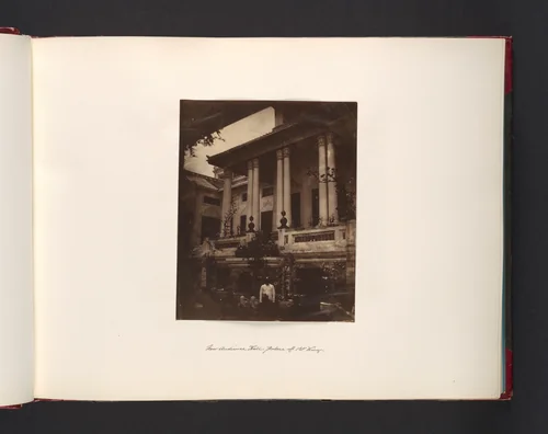 New Audience Hall - Palace of 1st King by John Thomson, photograph, 1865