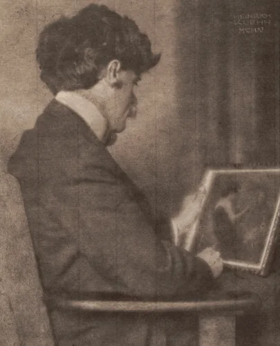 Alfred Stieglitz by Heinrich Kühn, photograph, 1904