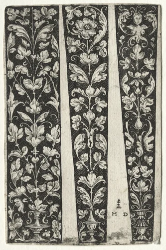 Ornamental Fillet by Daniel Hopfer, print, 1500-1536