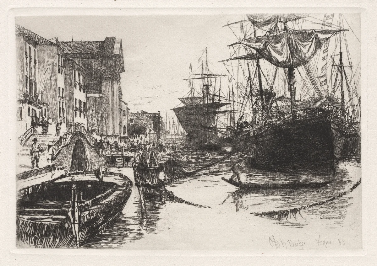 Venice by Otto H. Bacher, print, 1880