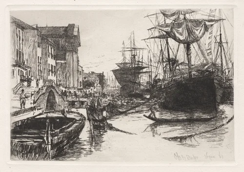 Venice by Otto H. Bacher, print, 1880