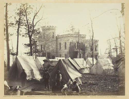 Castle Murray, Near Auburn, Virginia by Timothy O'Sullivan, photograph, 1863