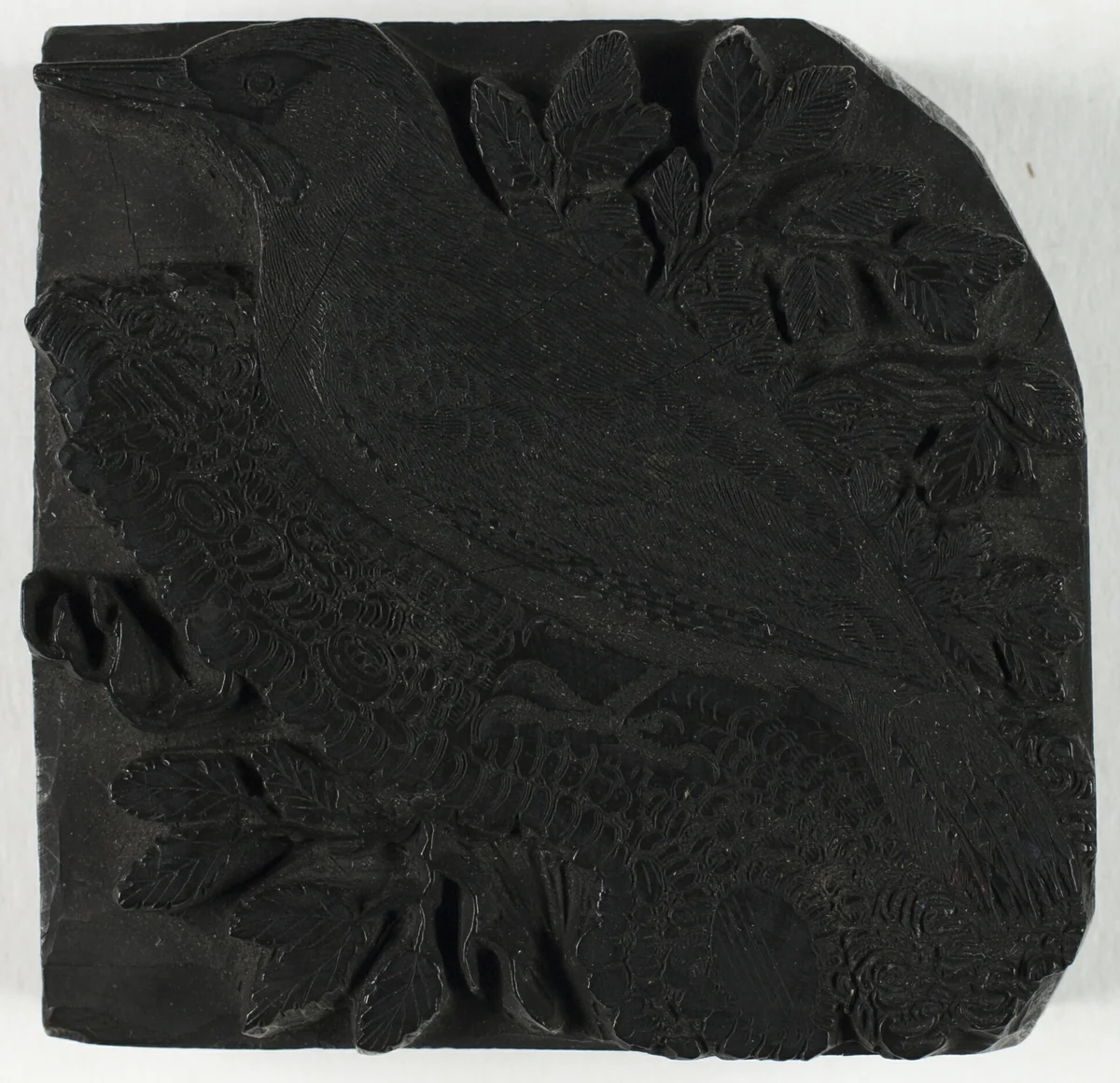 Woodblock for The Green Woodpecker, from A History of British Birds by Thomas Bewick, print, 1792-1802