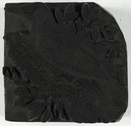 Woodblock for The Green Woodpecker, from A History of British Birds by Thomas Bewick, print, 1792-1802