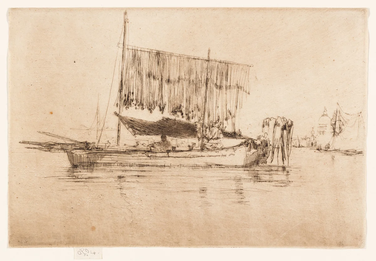 The Fishing Boat by James McNeill Whistler, print, 1879-1880