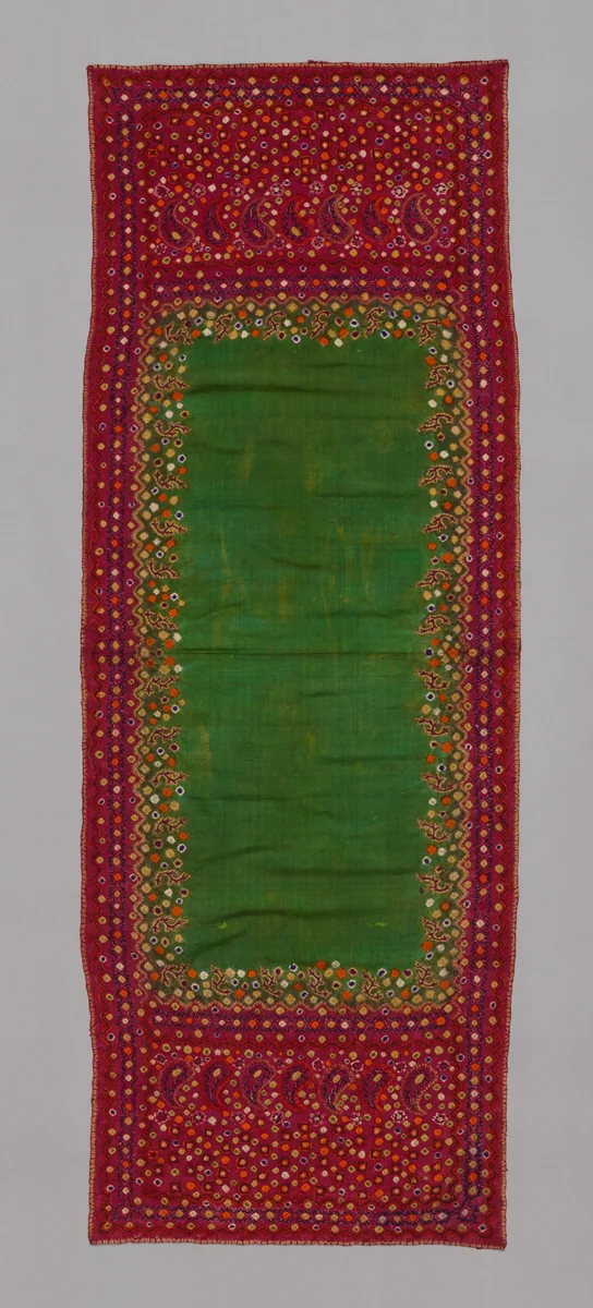 Head Scarf by Northern India, textile, 1801-1900